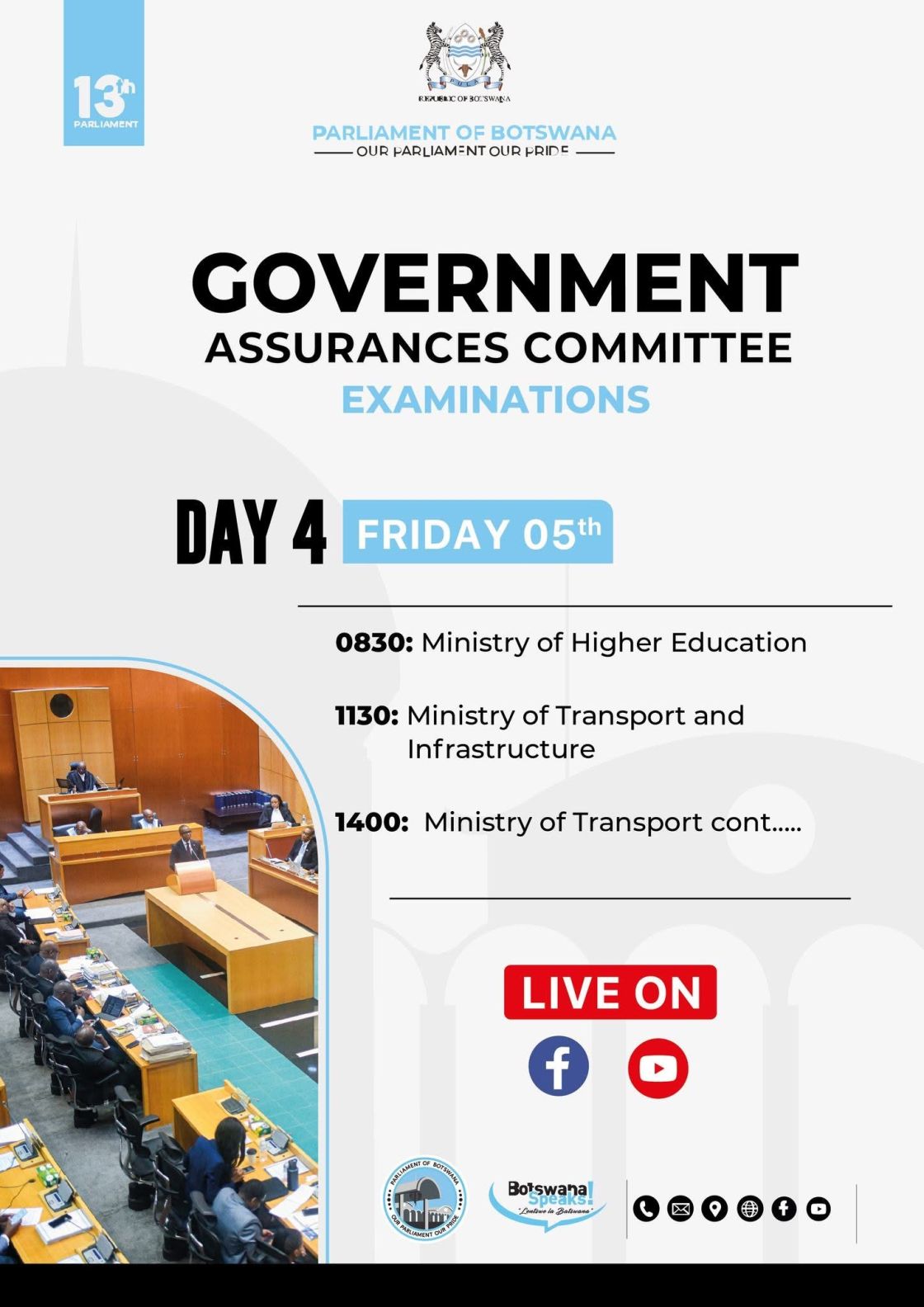 GOVERNMENT ASSURANCES COMMITTEE